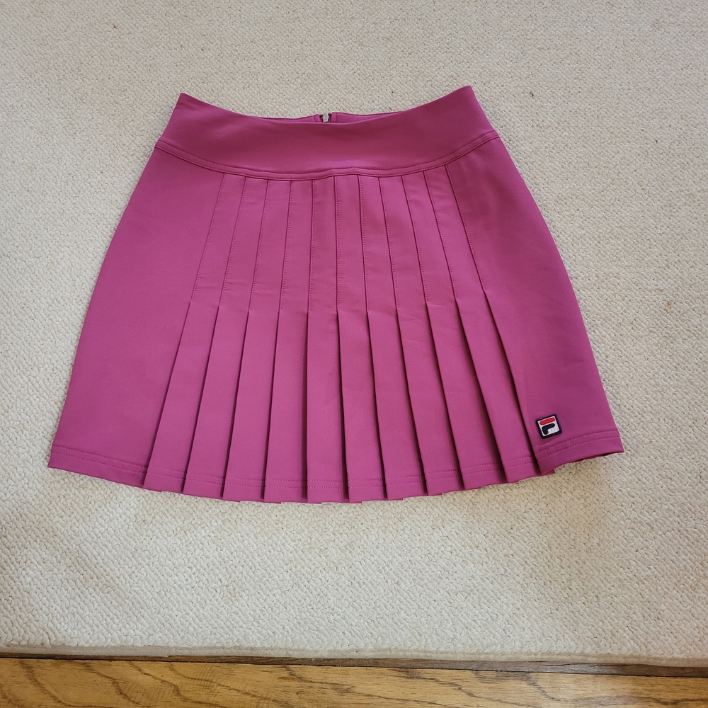 Fila Women's Pink Pleated Skirt